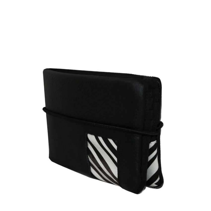 Black and White Stripes Men&#39;s Wallet - Delikates
