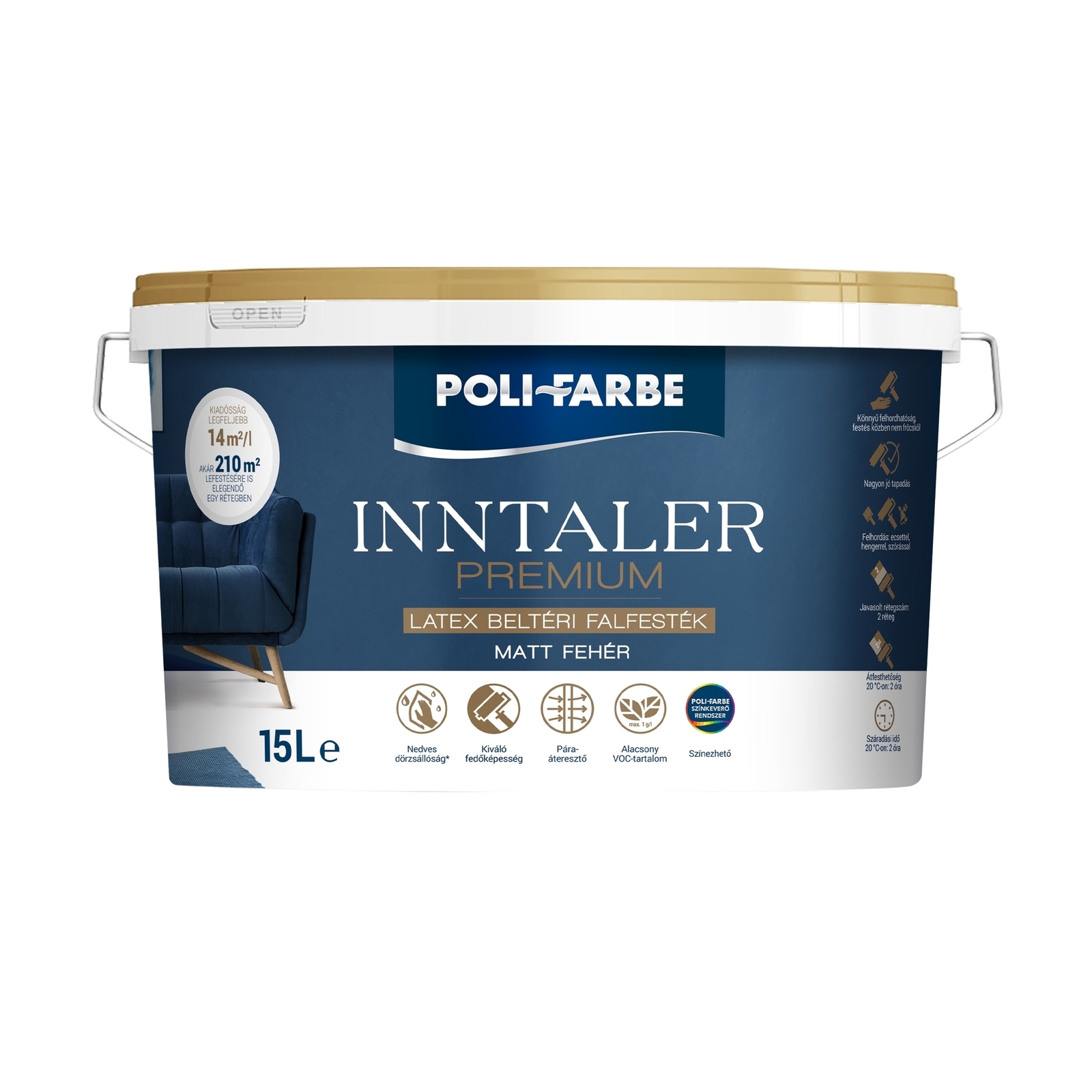 Spicy Decay Make Inntaler Premium vopsea lavabilă latex de interior - Poli-Farbe Romania