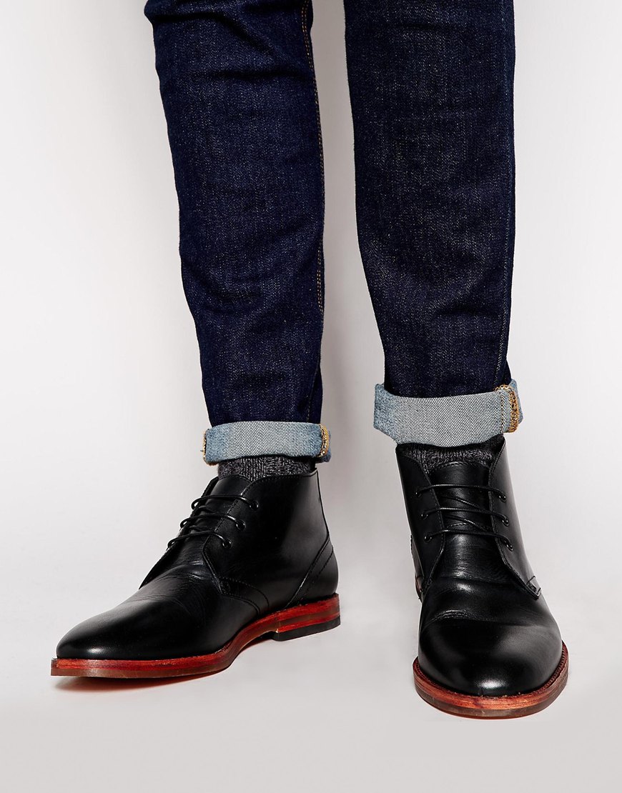 H By Hudson Houghton Leather Chukka 