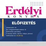 Előfizetés - Erdélyi Konyha – 3 hónap (2024. április, május, június) - Romániába