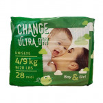 Scutece copii CHANGE Ultra dry Nr 3 midi 4-9 kg 28 buc