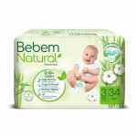 Scutece copii BEBEM Natural (4-9 kg), NR. 3