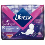 Absorbant menstruatie LIBRESSE Maxi Night 10buc