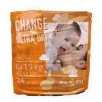 Scutece copii CHANGE ULTRA DRY Maxi 8-19 kg 24 buc