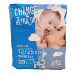 Scutece copii CHANGE ULTRA DRY Junior 12-25 kg 20 buc