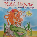 Mica sirenă - carte de colorat