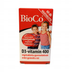 BioCo D3-vitamin 400 rágótabletta – 60db