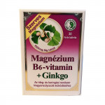 Magnézium B6-vitamin + Ginkgo Forte tabletta - 30db