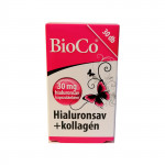 Acid hialuronic + colagen 30 caps. - BioCo