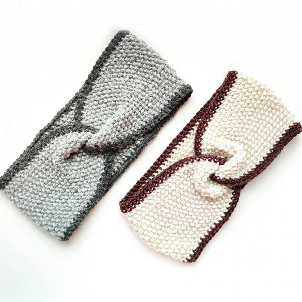 Bentiță tricotată pentru adulți