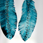 Tollafülbe/ Feather earrings 4