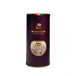 Cafea boabe artizanale 88% Arabica cu aroma de scortisoare Baristar 200g