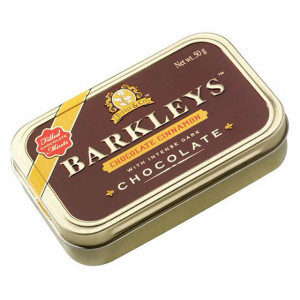 Dropsuri mentolate Barkleys cu aroma de scortisoare si ciocolata 50g