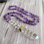 Natural Amethyst Stone Necklace