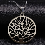 Stainless Steel Tree of Life Pendant 