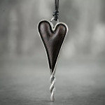 Antique Silver Heart Necklace ❤️