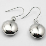 Polished Stainless Steel Earrings 