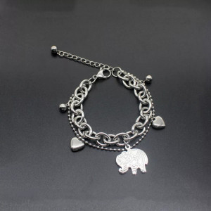 Cutie Elephant Stainless Steel Bracelet
