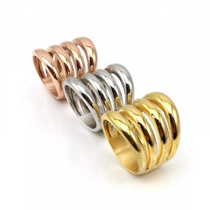 3 Color Stainless Steel Ring