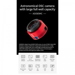 Camera CCD ZWO ASI 585MC colorat USB3 