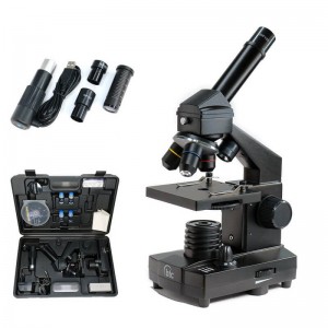 Microscop biologic Student 12 cu camera (40-640x) pentru copii 