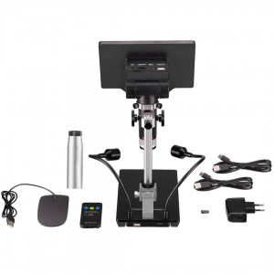 Microscop digital Bresser WiFi 1080P 2L cu ecran LCD