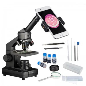 Set microscop biologic pentru copii si elevi Student 12 (40-640x) 