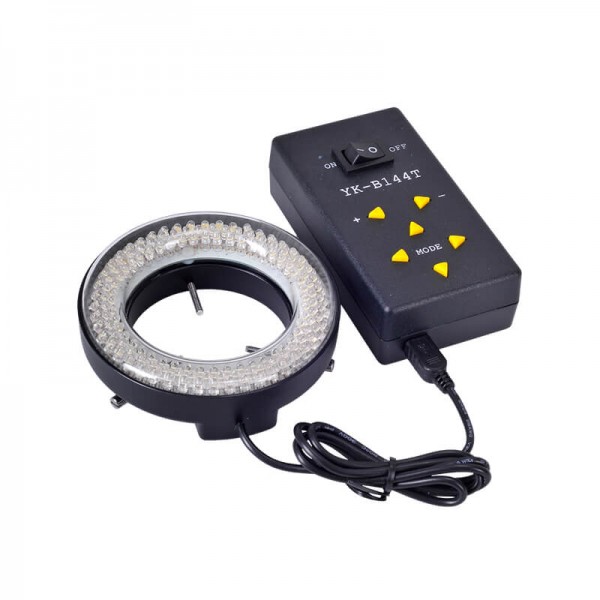 Inel iluminator LED 144 in 4 segmente  pentru microscoape stereo