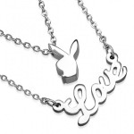 Colier Love Bunny charms
